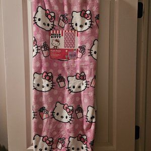 Hello Kitty Blanket Pink/ Purple Face and Fries